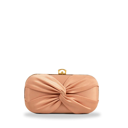 Bow Clutch - Peach - Bag Sphere