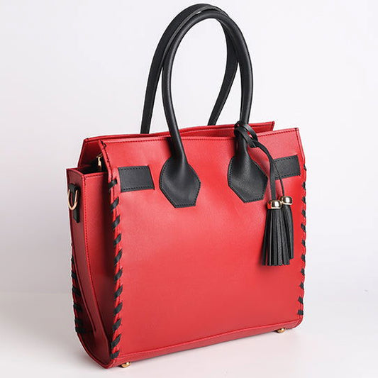 Burberry Tassel Tote - Red - Bag Sphere