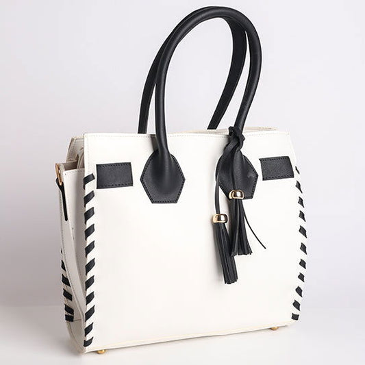 Burberry Tassel Tote - White - Bag Sphere